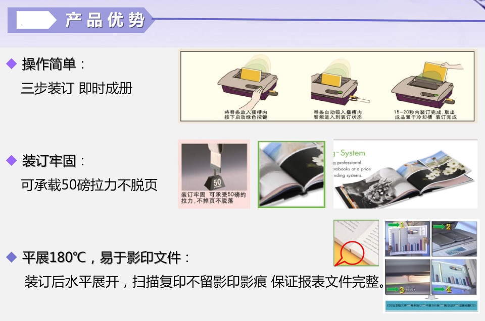 全自动桌面型胶装机